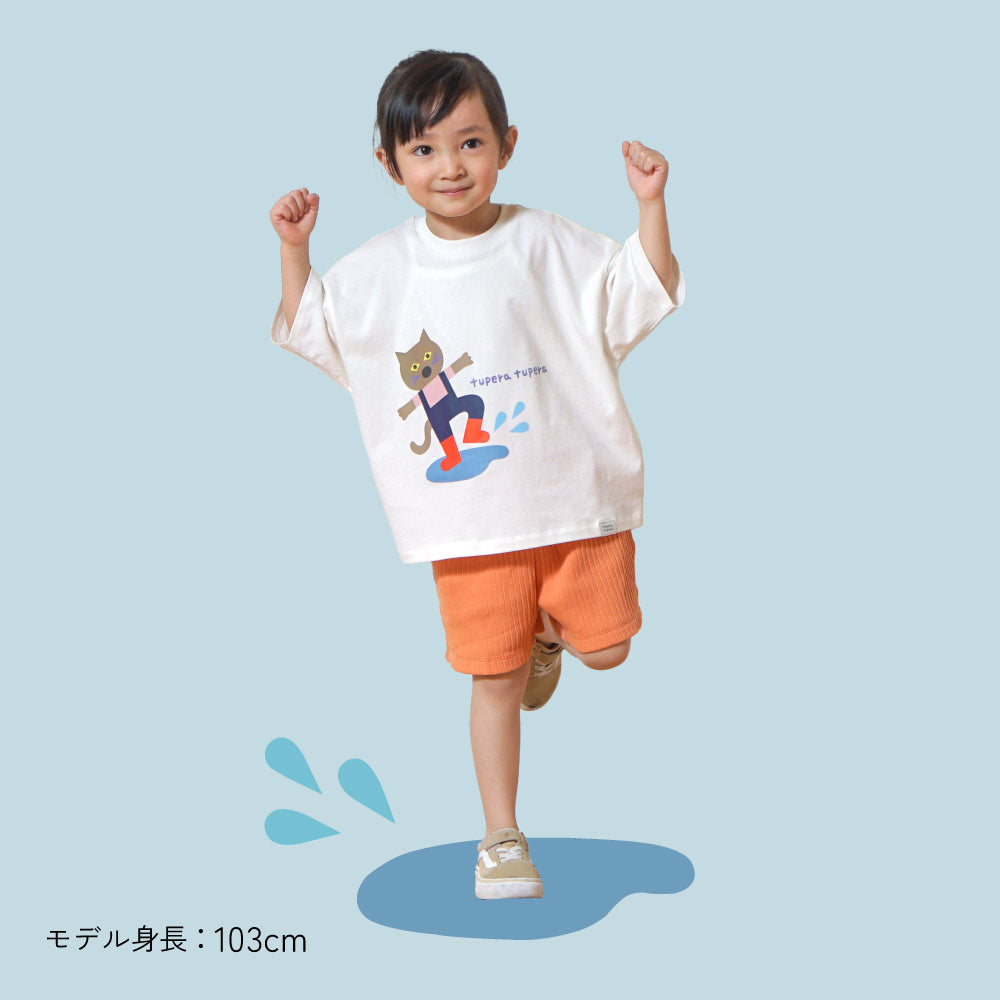 tupera tupera 親子Tシャツ(キッズ) オフホワイト 100-110cm