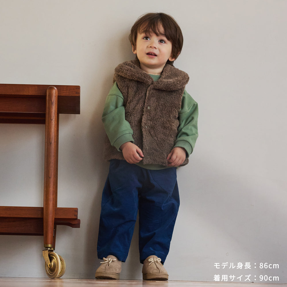 コーデュロイポケットパンツ グレー 80・90・100・110cm