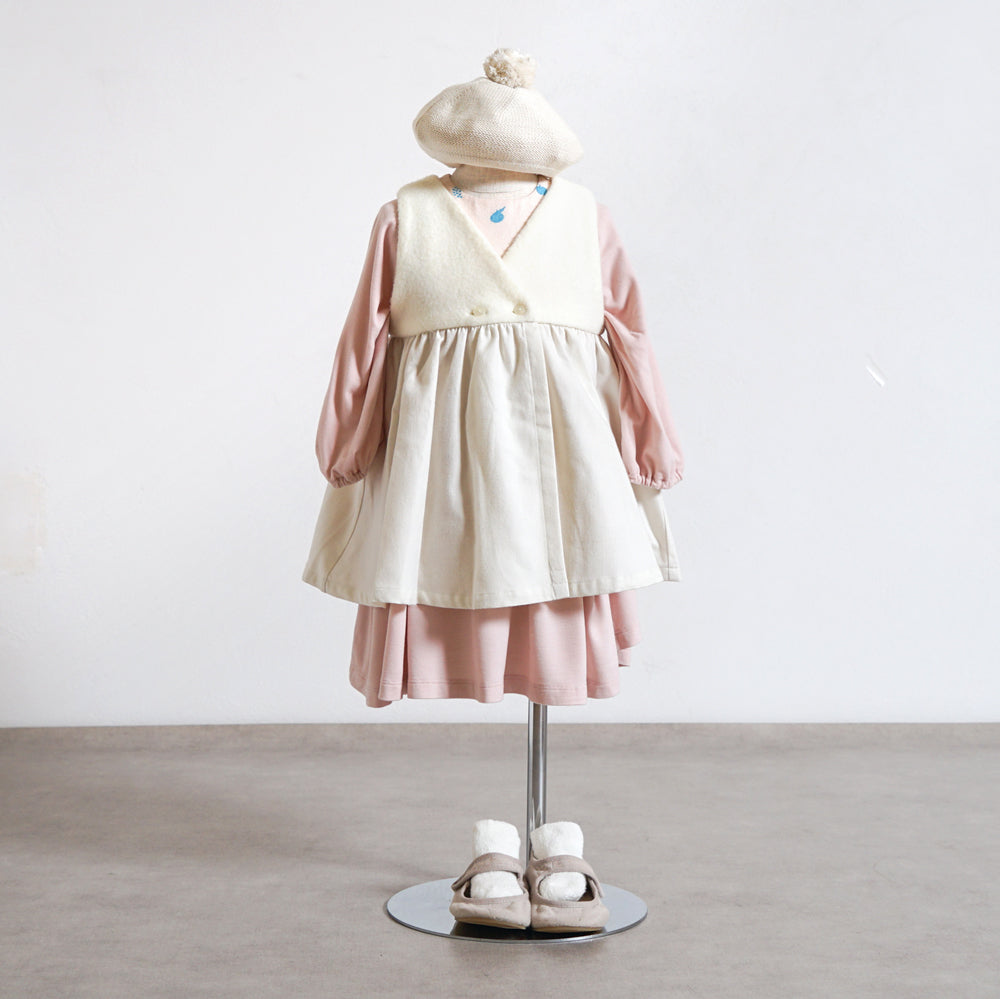 ボアエプロン エクリュ 70-90 ・80-100cm