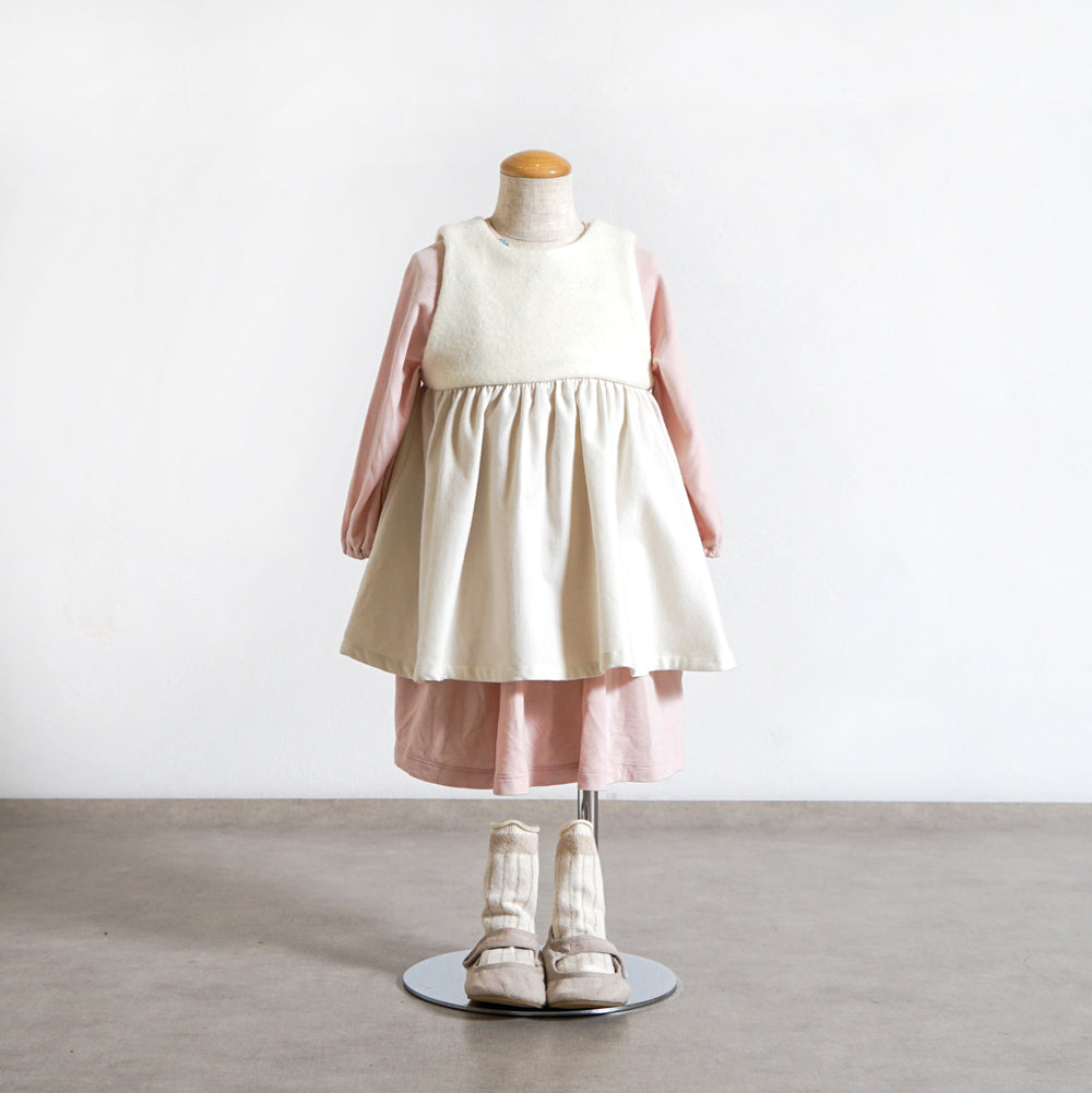 ボアエプロン エクリュ 70-90 ・80-100cm