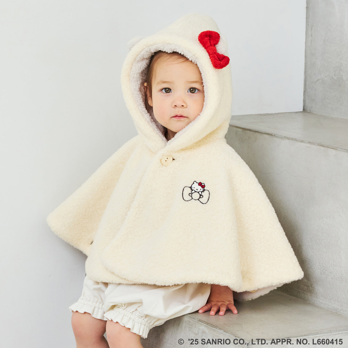 【完売】HELLO KITTY ベビーマント(新生児-100cm)