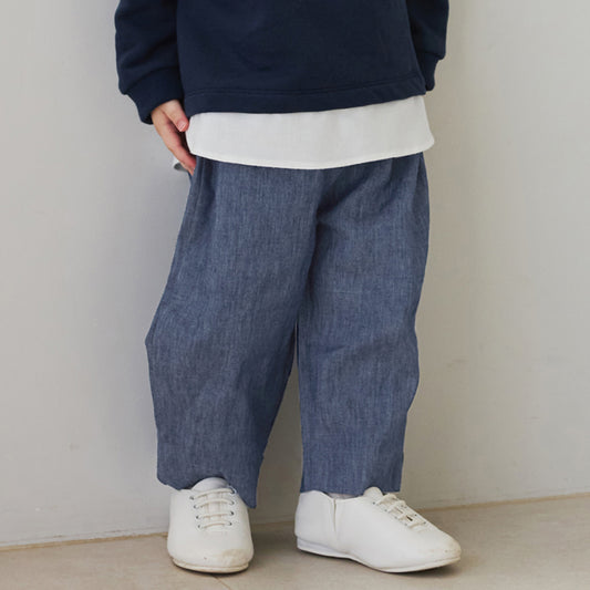 ストレッチコクーンパンツ ネイビー 80cm 90cm 100cm 110cm