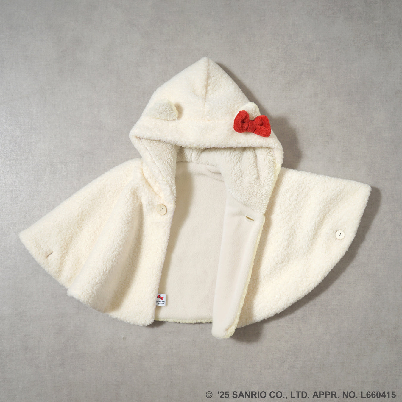 【完売】HELLO KITTY ベビーマント(新生児-100cm)
