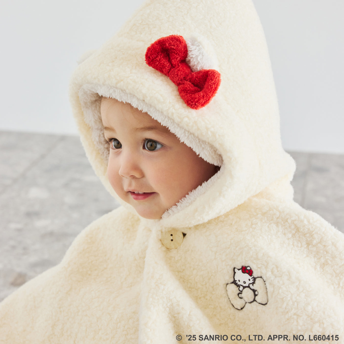 【完売】HELLO KITTY ベビーマント(新生児-100cm)