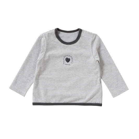 アンリ・マティス  Tシャツ グレー×ホワイト 70-80・80-90cm