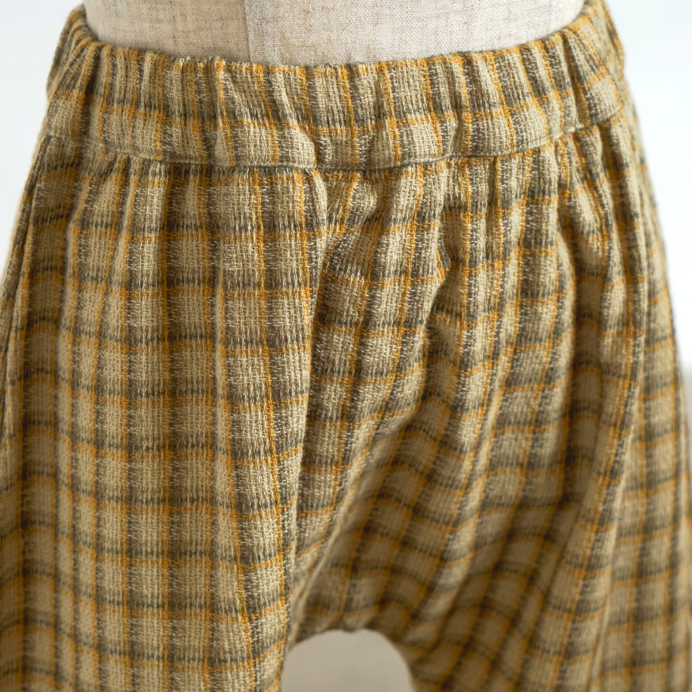 リバーシブルサルエルパンツ ベージュ 80・90・100・110cm