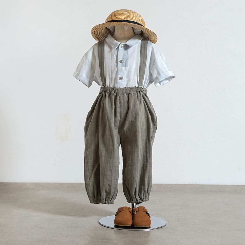 リラックスシャツ グレー 80・90・100・110cm