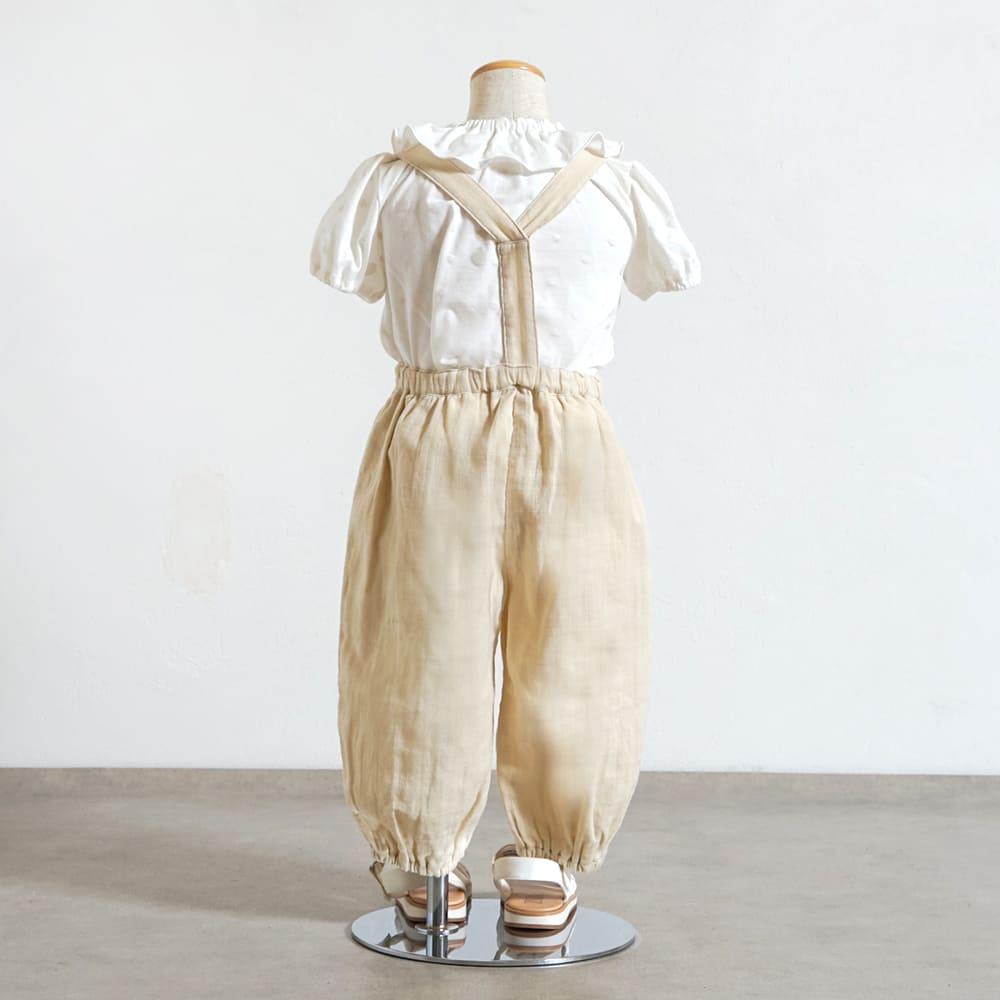 ガーゼ サロペット キナリ 80・90・100・110cm