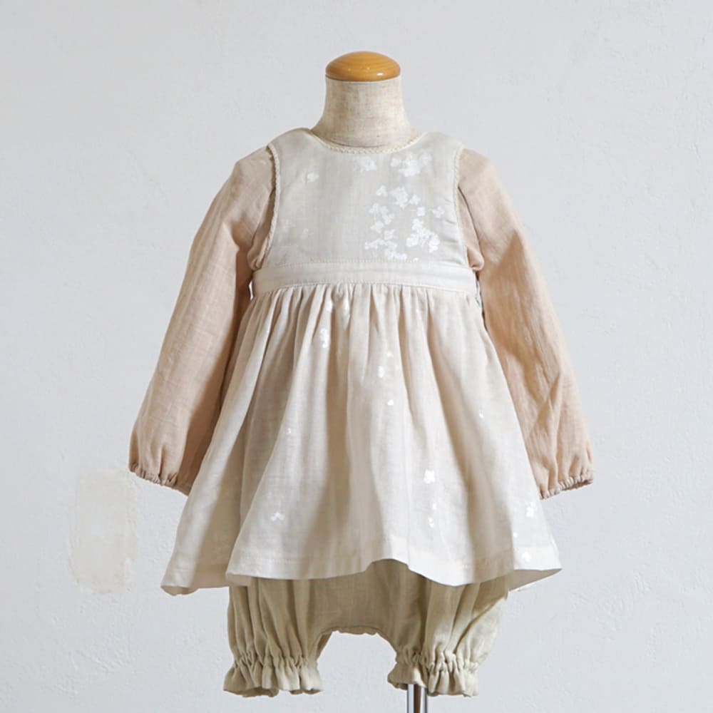 スモックチュニック ピンク 70-80・80-90・90-100cm
