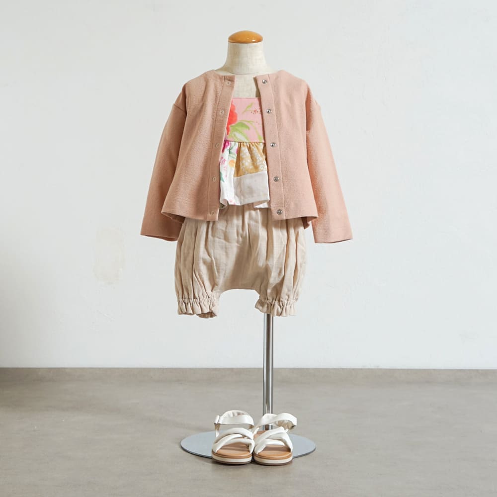 ライトカーディガン ピーチ 70-80・80-90・90-100cm