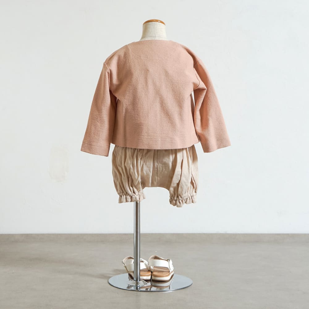 ライトカーディガン ピーチ 70-80・80-90・90-100cm