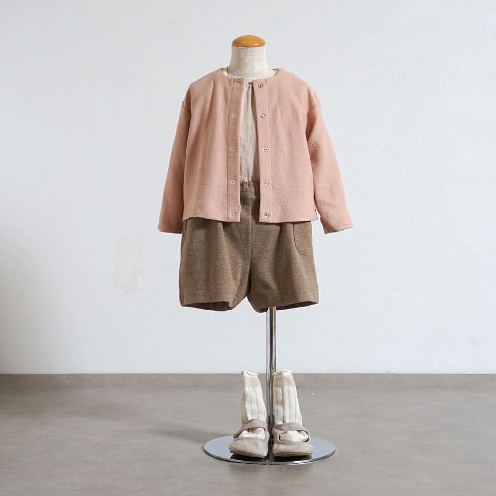 ライトカーディガン ピーチ 70-80・80-90・90-100cm