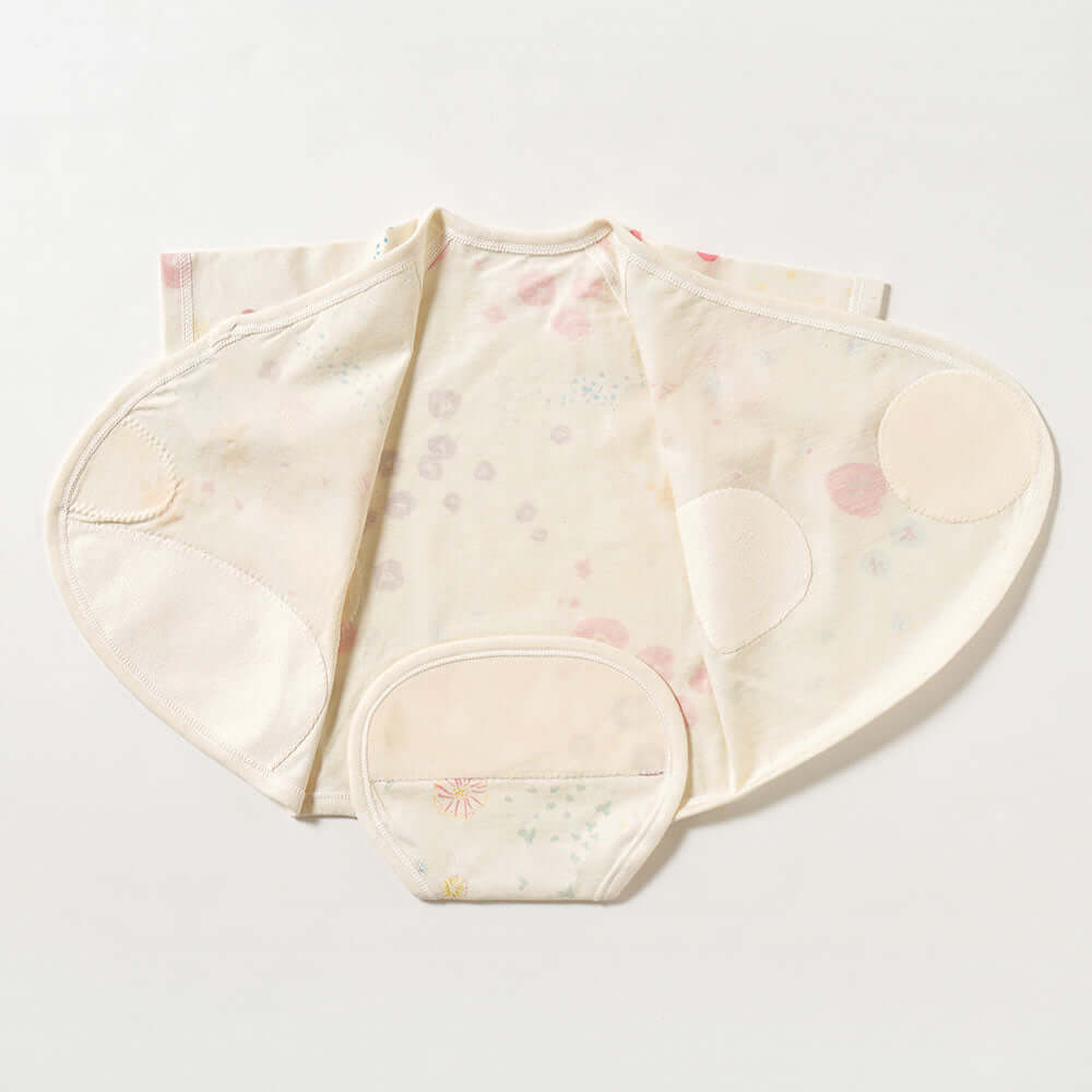 PATTO SATTO HADAGI　肌着２点セット　50-60cm・60-70cm（グリーン・アメザイク）