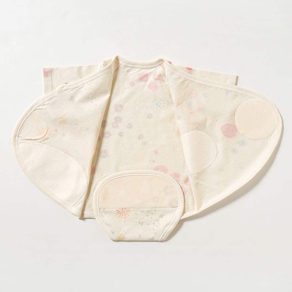 PATTO SATTO HADAGI 50-60cm 肌着3枚セット（グレー・グリーン・アメザイク）