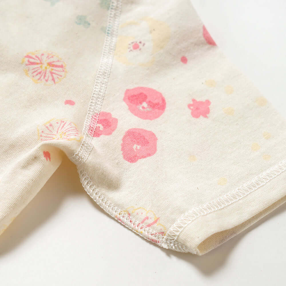 PATTO SATTO HADAGI　肌着２点セット　50-60cm・60-70cm（グリーン・アメザイク）