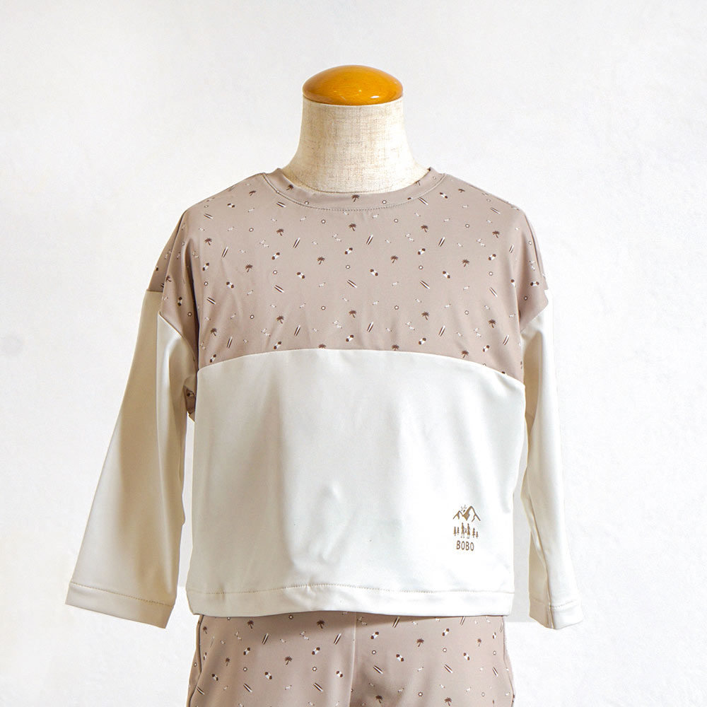 ラッシュガードセット  ベージュ 85cm・95cm・105cm / BOBO