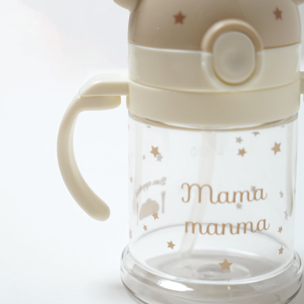 mamamanma(マママンマ)　ストロー マグ ベージュ