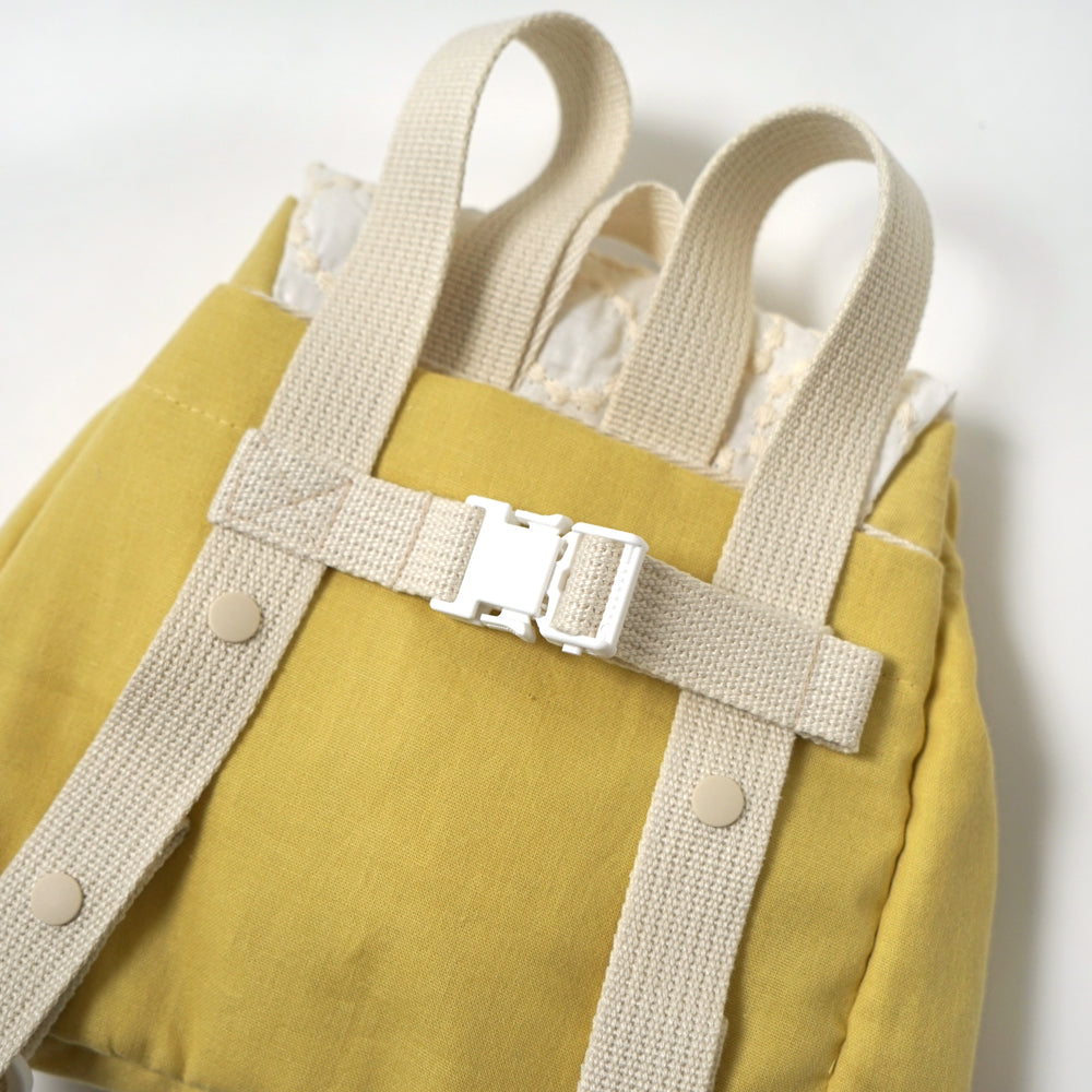 ファーストリュック　イエロー  / 名入れ刺繍可