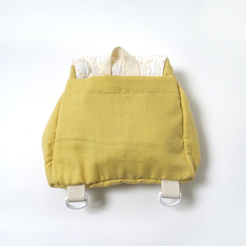 ファーストリュック　イエロー  / 名入れ刺繍可