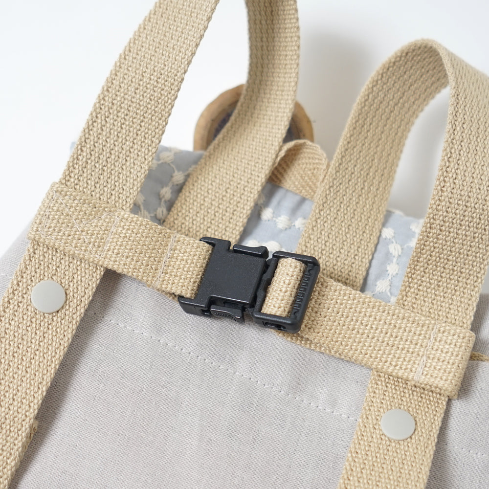 ファーストリュック　グレー  / 名入れ刺繍可