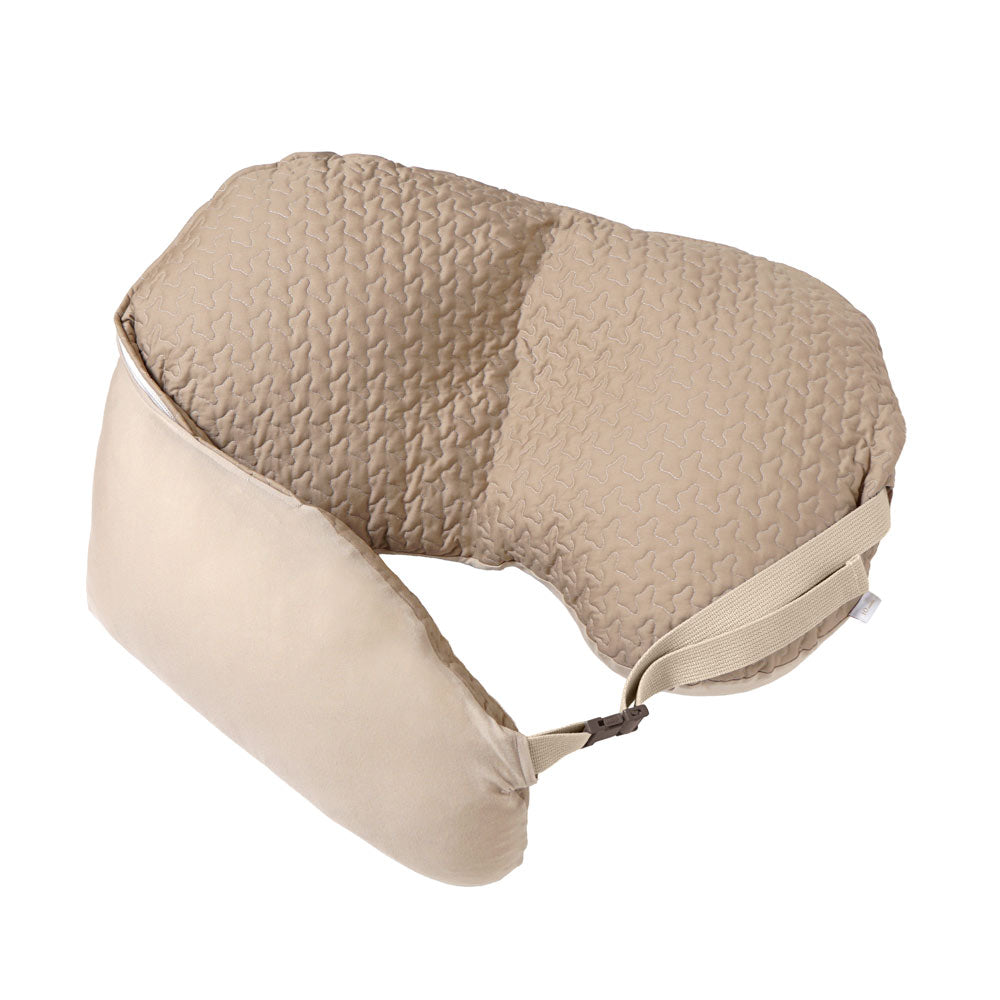 Pitatto Fit Cushion Long 授乳クッション カバー＆中しんセット　イブル　モカ ◆