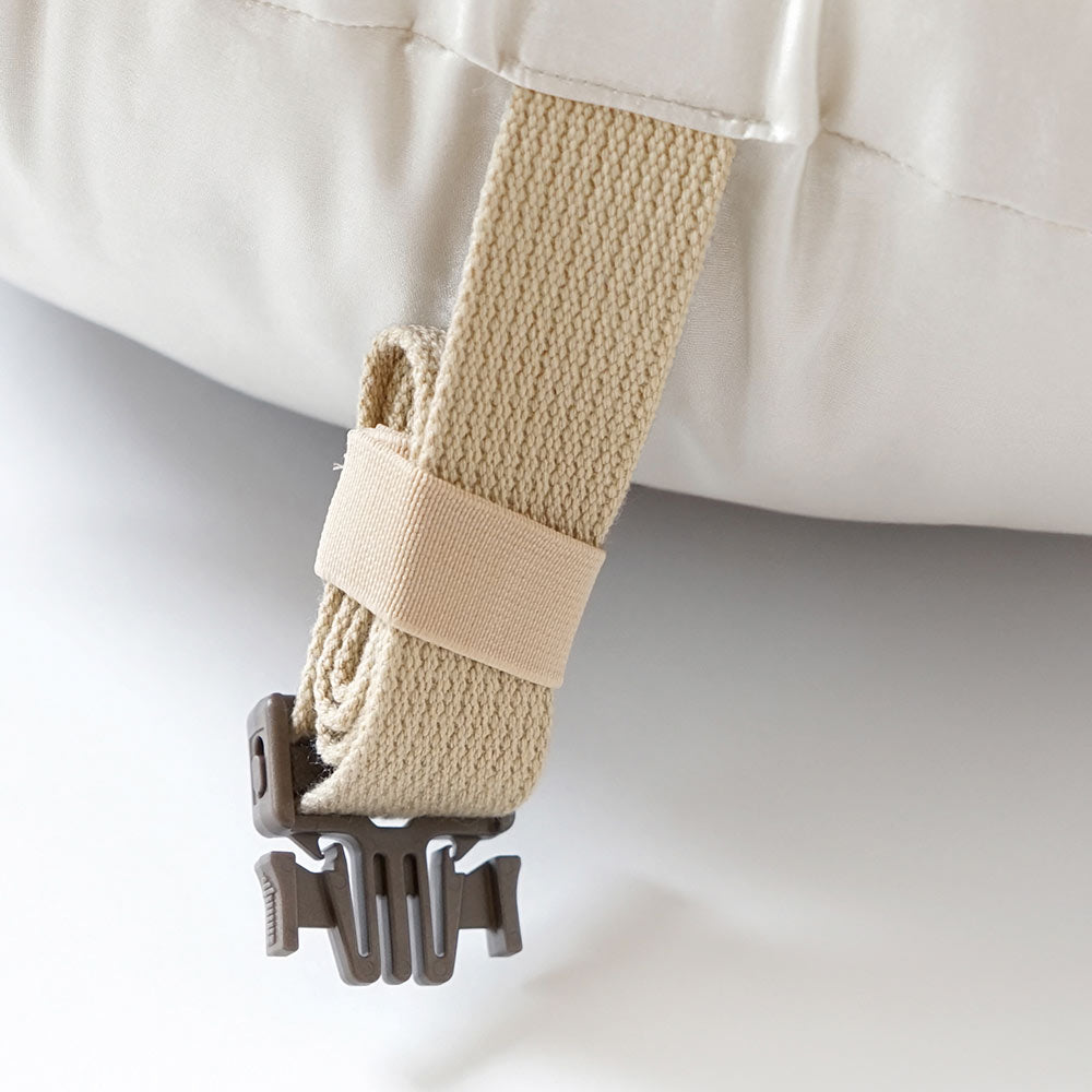 Pitatto Fit Cushion Long 授乳クッション カバー＆中しんセット　イブル　モカ ◆