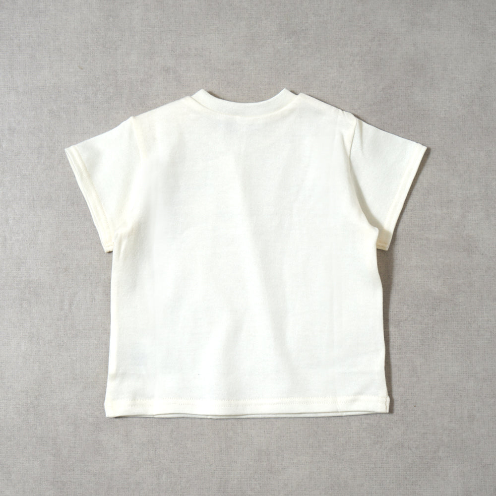 cloudリラックス天竺Tシャツ キナリ 80・90・100cm