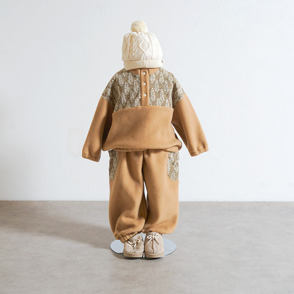 forestフリースパンツ キャメル 80・90・100・110cm
