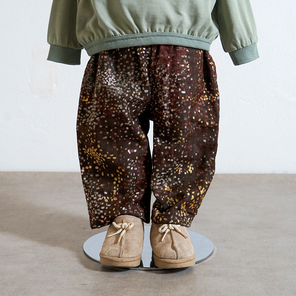 リバーシブルコクーンパンツ ブラウン 80・90・100・110cm