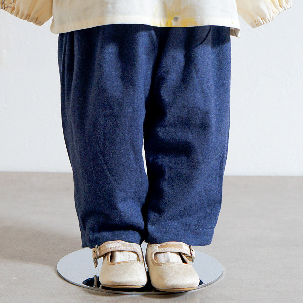 リバーシブルコクーンパンツ ブルー 80・90・100・110cm