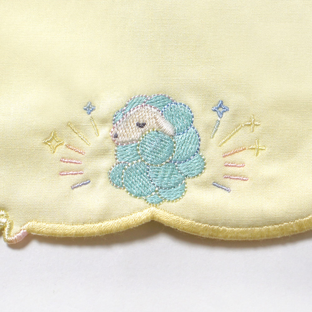 干支 刺繍スタイ ひつじ / ひつじ年