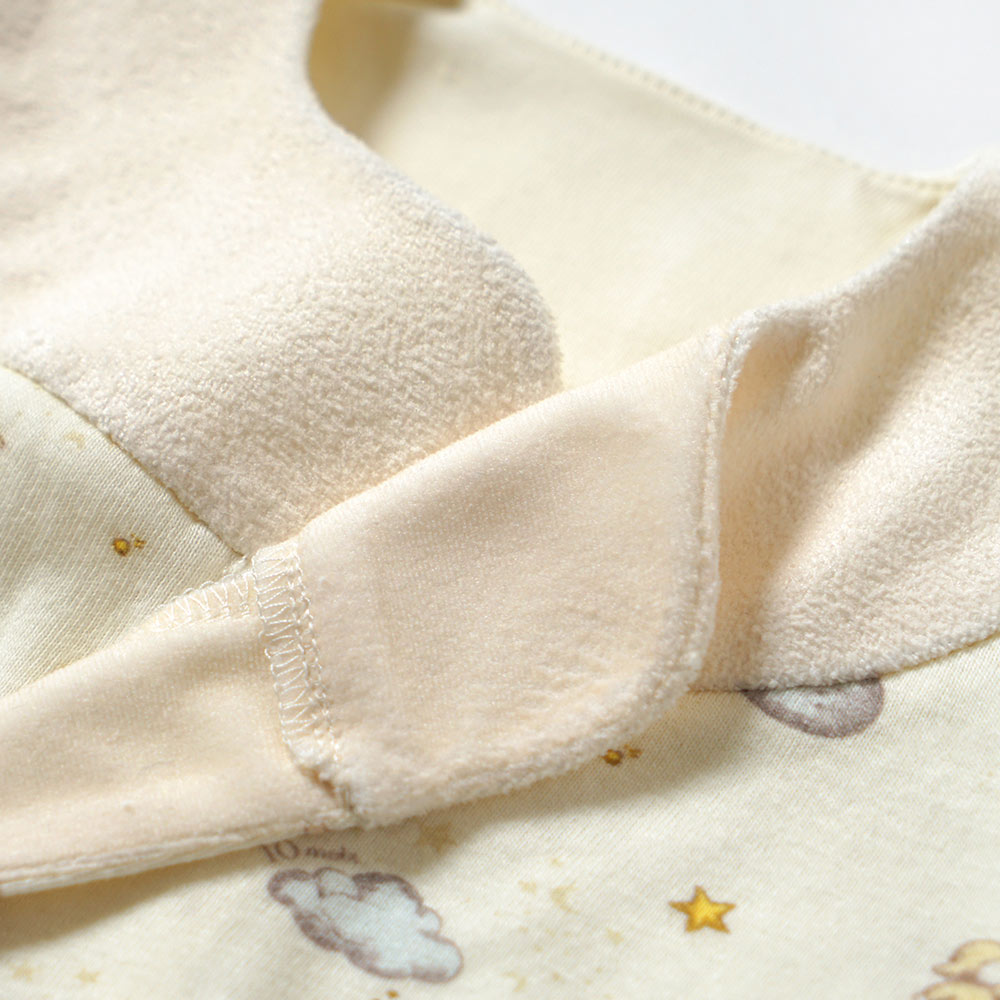 &Star PATTO SATTO ROMPERS&ボンネットセット アイボリー 50-60・60-70cm