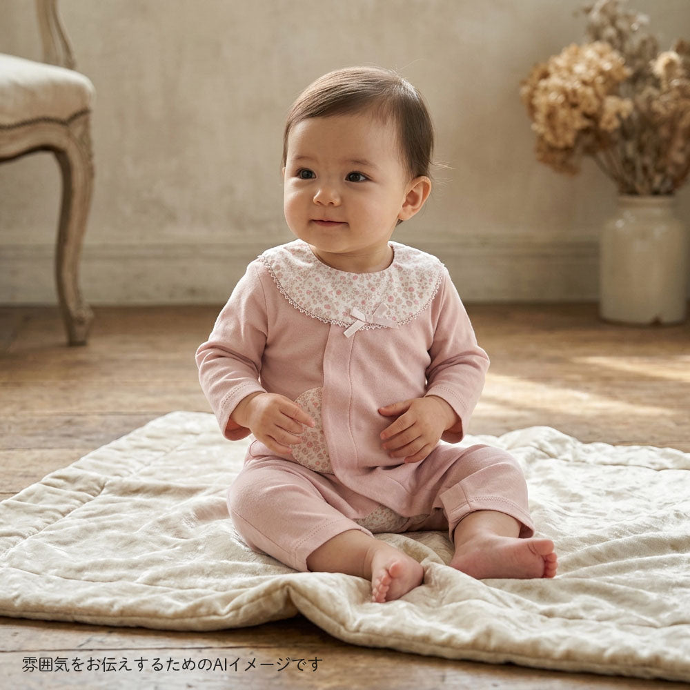 PATTO SATTO ROMPERS ピンク 50-60・60-70cm / ベビー服