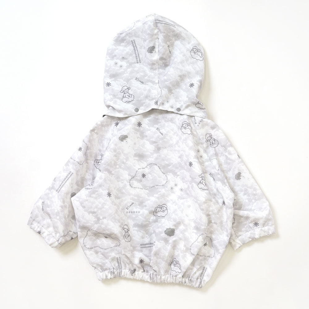 【一部予約】CLOUD MOIS ウインドブレーカー cotton cloud(綿雲) 80-90・90-100・100-110cm