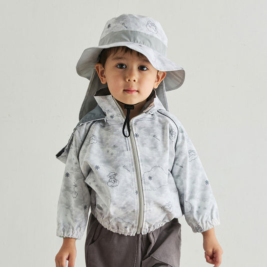 【一部予約】CLOUD MOIS ウインドブレーカー cotton cloud(綿雲) 80-90・90-100・100-110cm