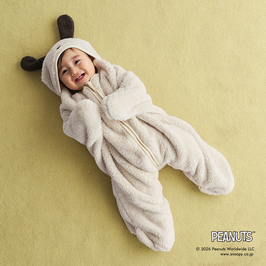【次回10月末頃入荷予定】PEANUTS おでかけおくるみ 60-80cm
