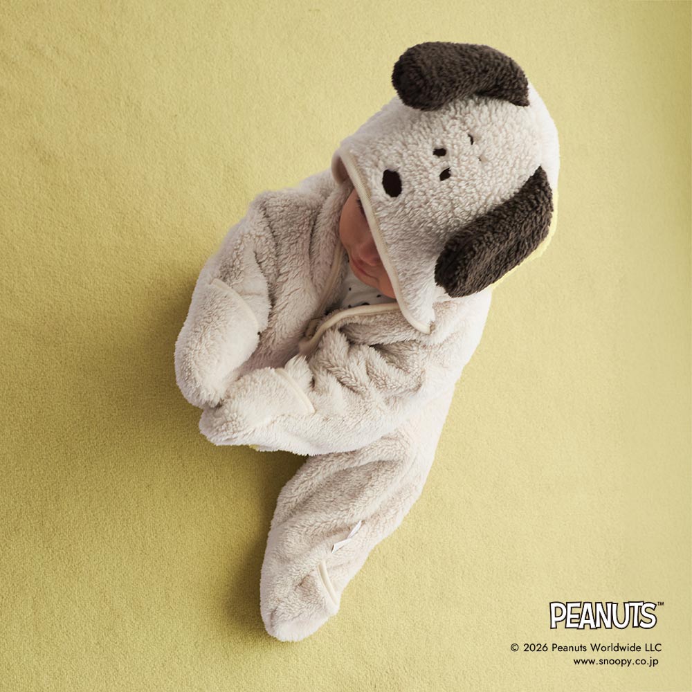【次回10月末頃入荷予定】PEANUTS おでかけおくるみ 60-80cm