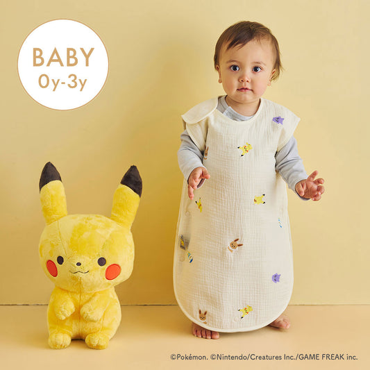 【次回入荷予定あり】monpoké うすわたガーゼスリーパー(ベビーサイズ)