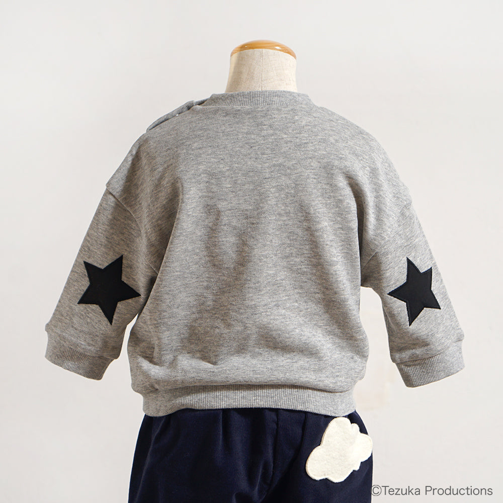 『鉄腕アトム』×10mois トレーナー 杢グレー 80・90・100・110cm