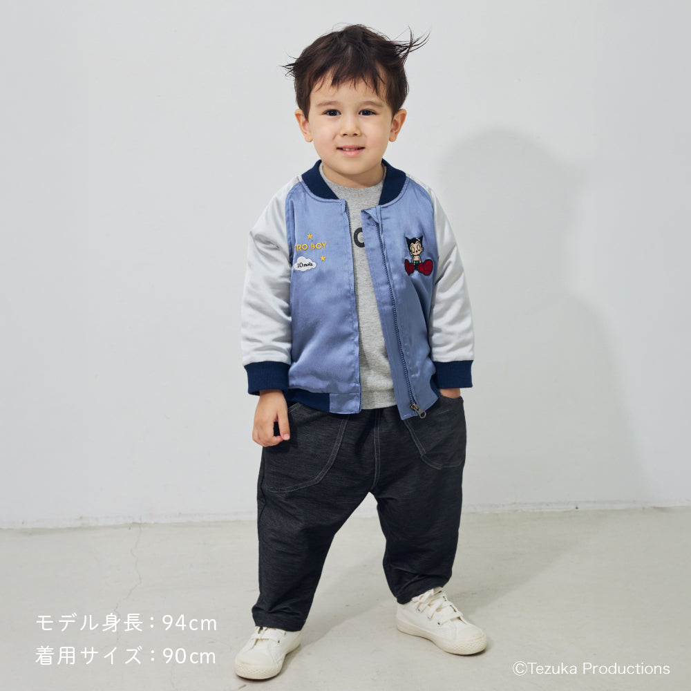 『鉄腕アトム』×10mois トレーナー 杢グレー 80・90・100・110cm
