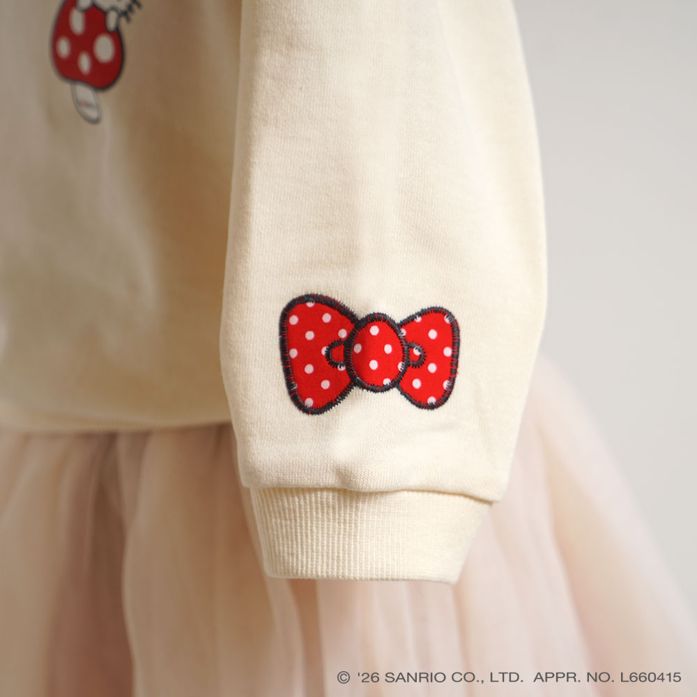 HELLO KITTY×Hoppetta トレーナー アイボリー 80・90・100・110cm