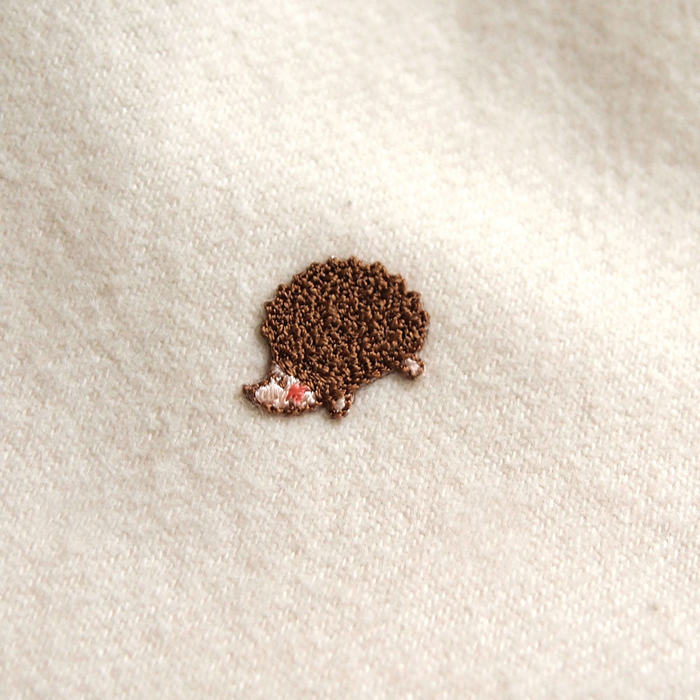 オーガニックコットン　リバーシブルマント　きなり(新生児～100cm)/ ギフト包装不可