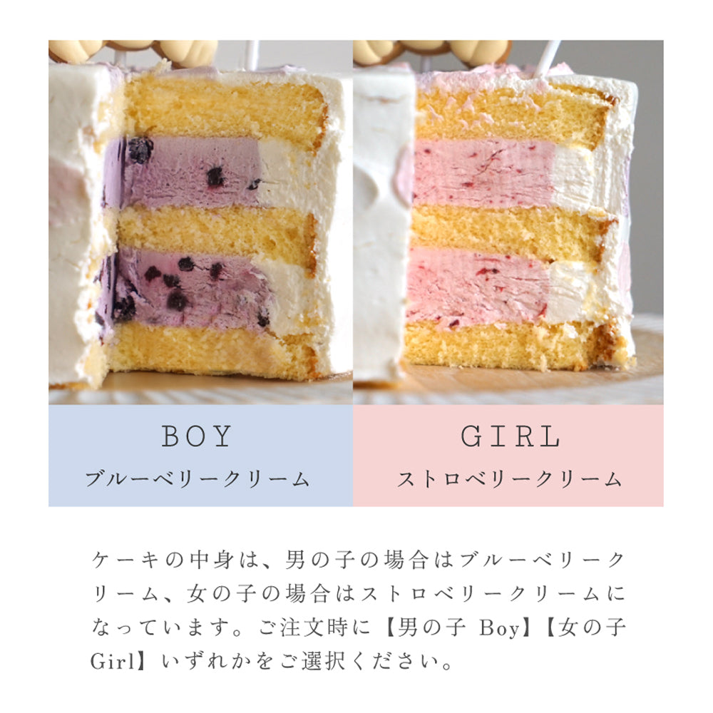 ジェンダーリビール ケーキ ◎　/ Atelier 10mois