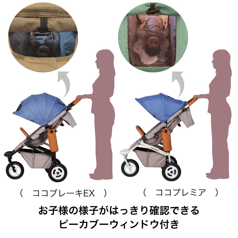 【プレゼント付】ココプレミア フロムバース WHITE ASH / ベビーカー　新生児～４歳頃