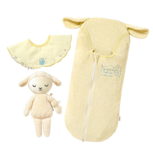 ひつじ年 たまごマットおくるみsleep･スタイ・ぬいぐるみ ３点セット /2027限定 干支
