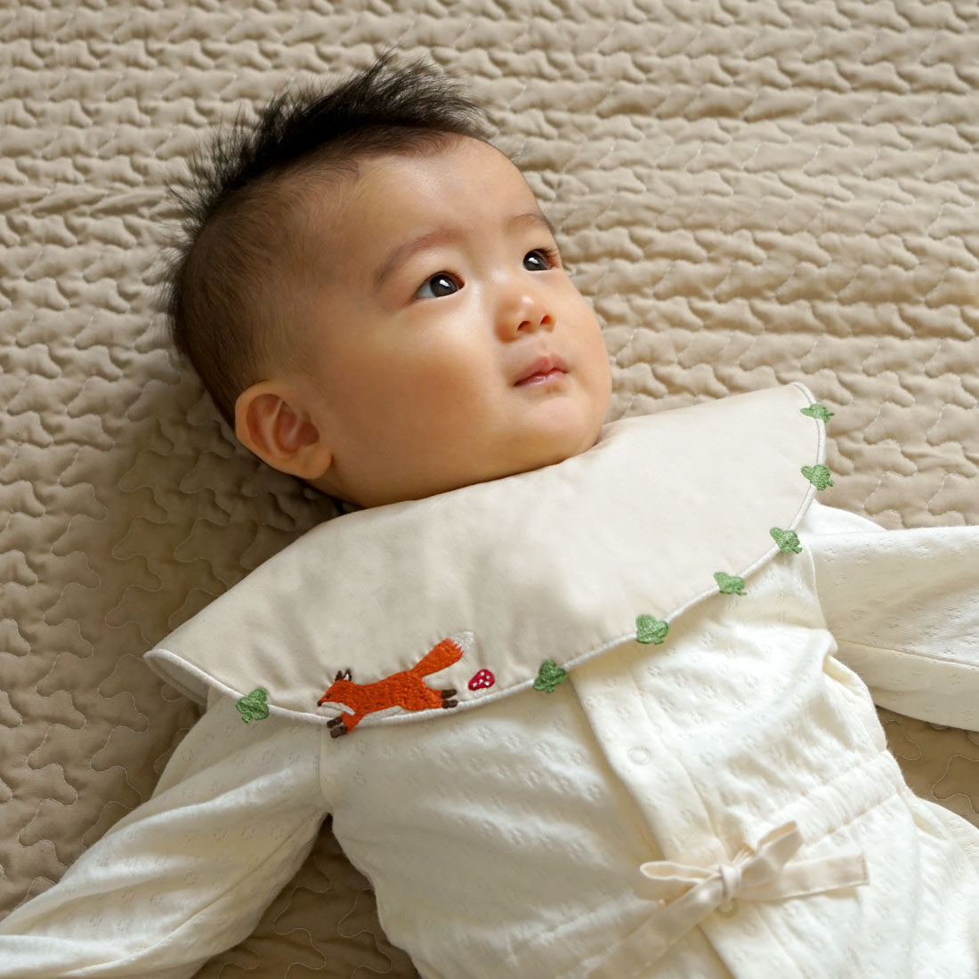 刺繍スタイ 3重ガーゼスリーパー ギフトセット / 名入れ刺繍可