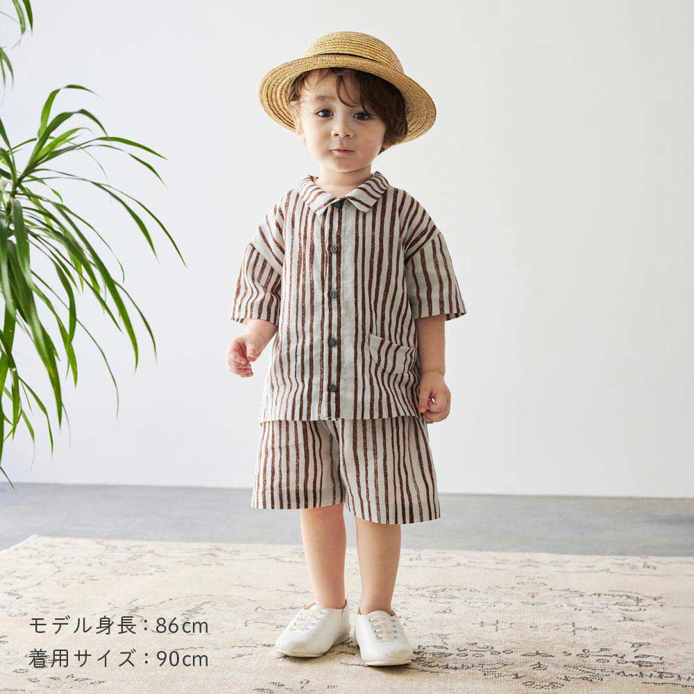 リラックスハーフパンツ グレー 80・90・100・110cm
