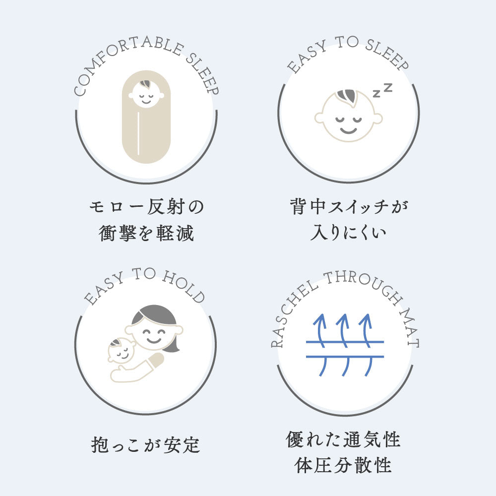 たまごマットおくるみ　sleep エクリュ　 / ギフト包装不可