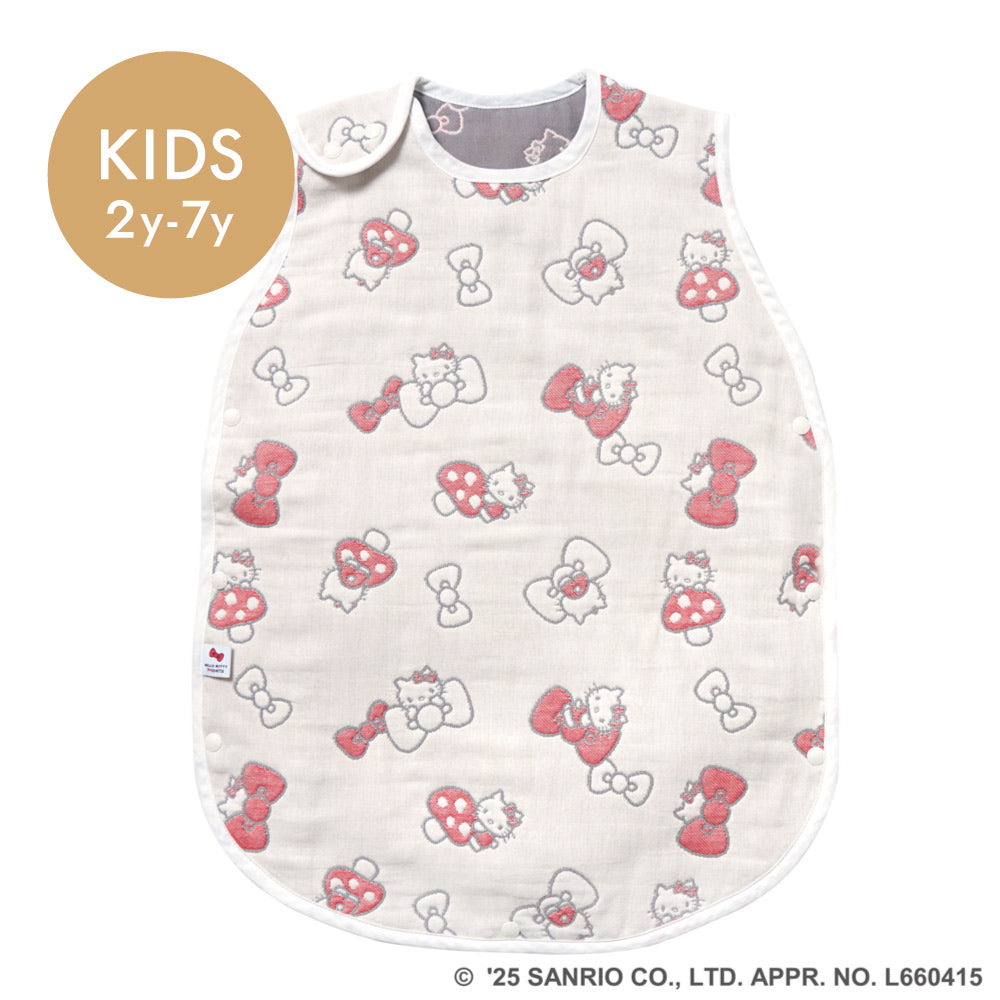 HELLO KITTY 6重ガーゼスリーパー キッズサイズ