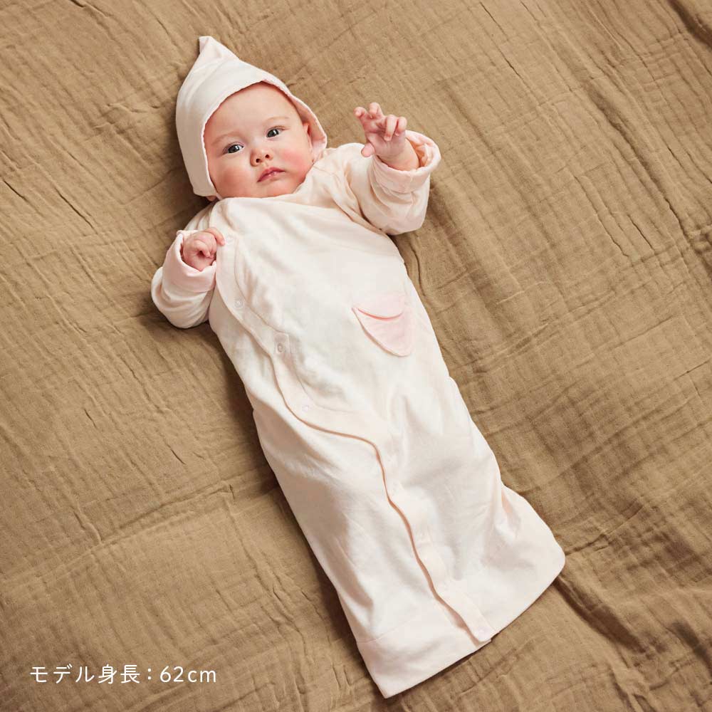 Peaceful cooing 2wayドレス ピンク 50-80cm / ツーウェイオール